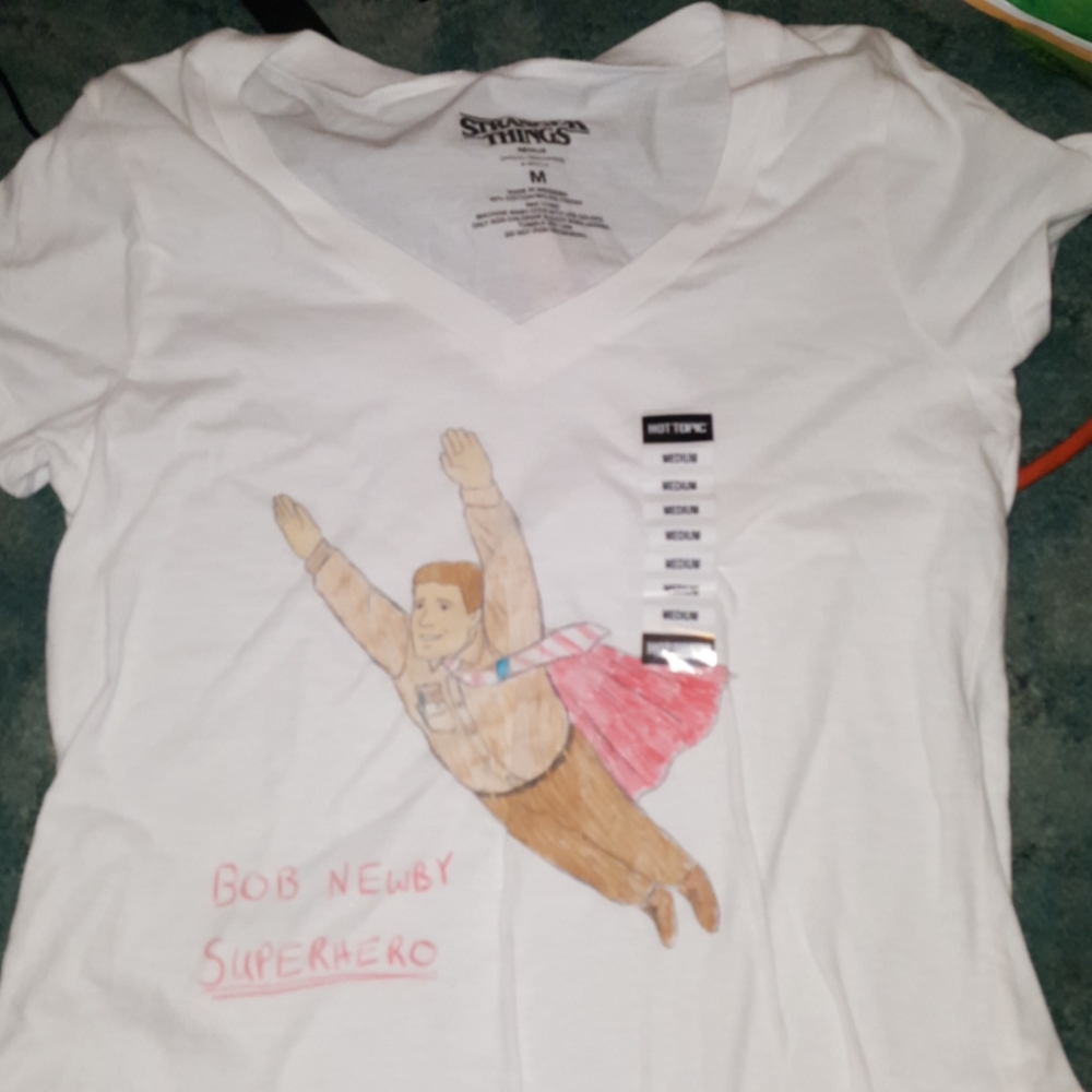 Bob Newby Superhero shirt
